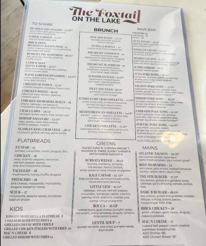 The Foxtail On The Lake Restaurant | Scenic Dining in Des Plaines, IL